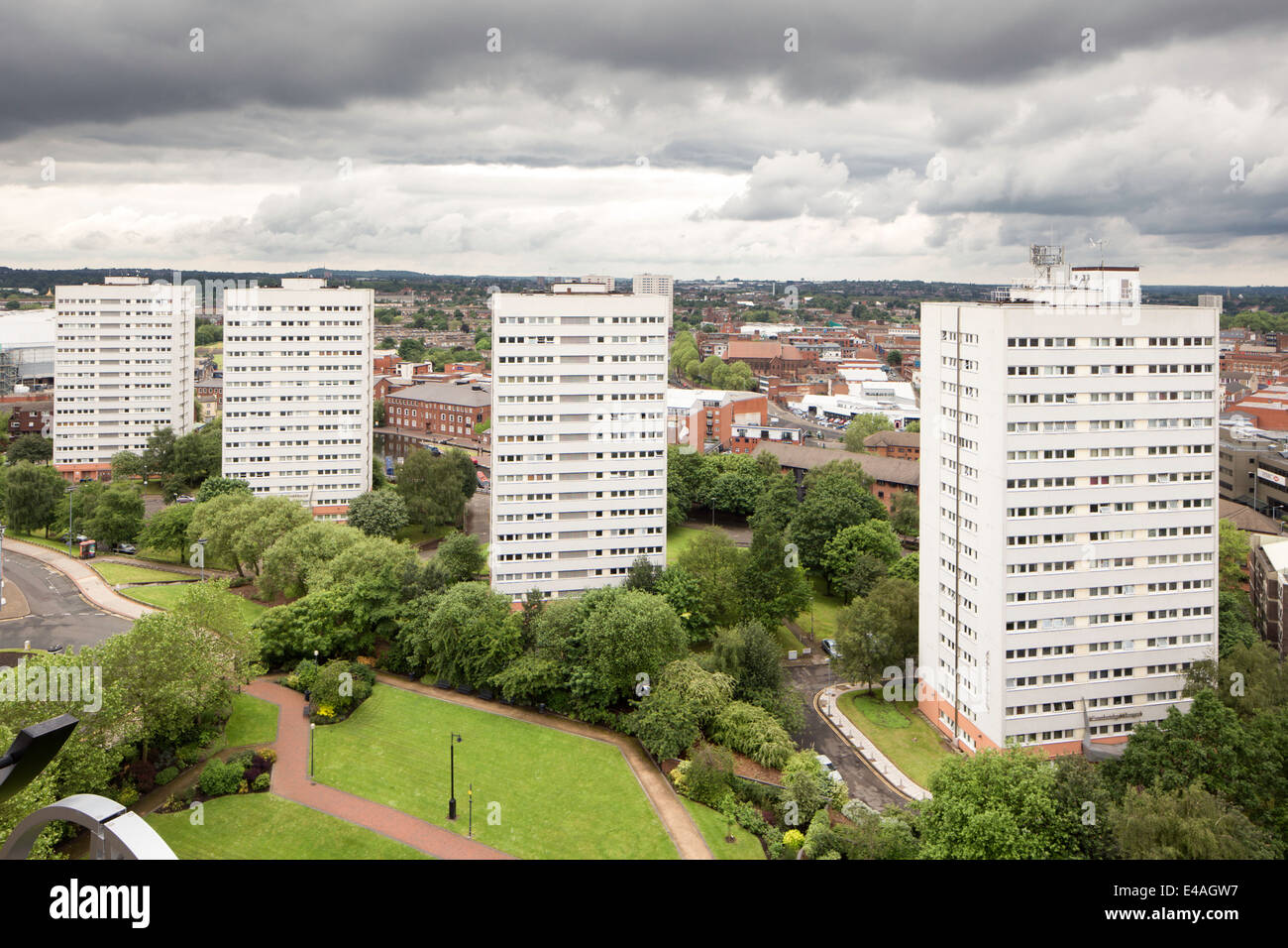 High Rise Flats Birmingham England Hi Res Stock Photography And Images