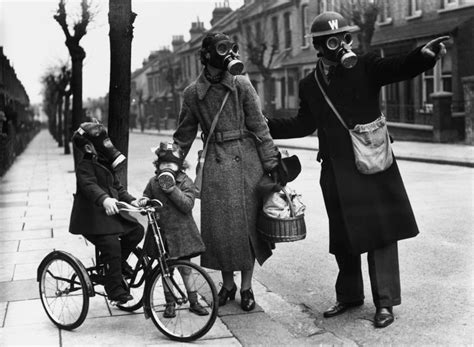 Historical Gas Mask Photos From Wwii Britain Show Life During Wartime