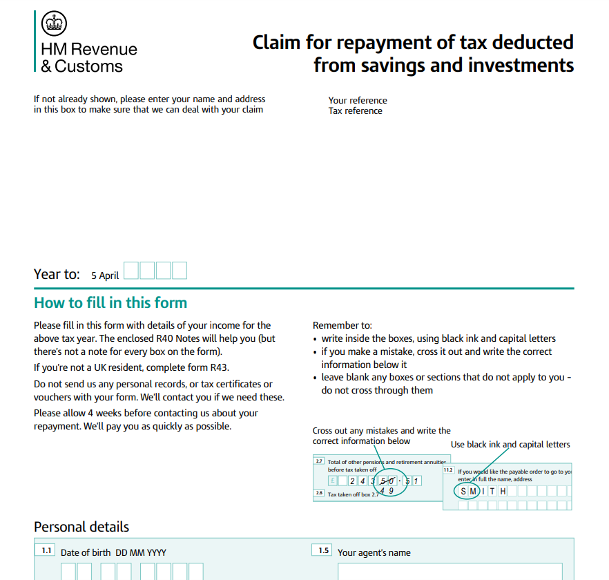 Hmrc Tax Return Self Assessment Form Printablerebateform Net