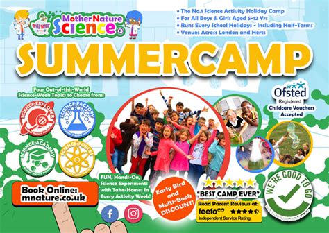 Holiday Science Activity Camps Mother Nature Science