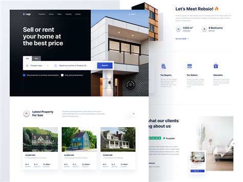 House Rent Website Designs Themes Templates And Downloadable Graphic