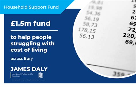 Household Support Fund Open For Bury Residents James Daly