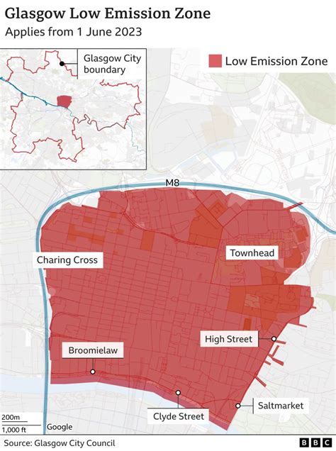 How Does Glasgow S Low Emission Zone Work Bbc News