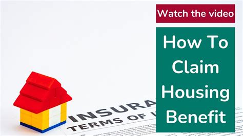 How To Claim Housing Benefit Youtube