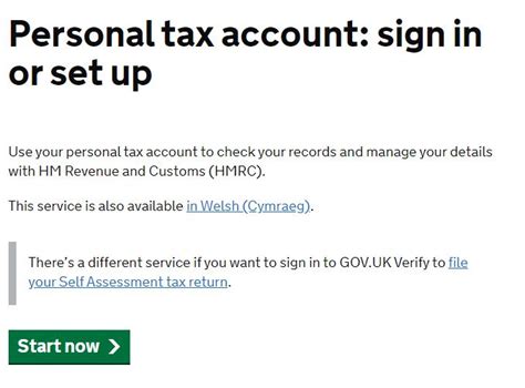 How To Create A Uk Government Gateway Id Setup A Hmrc Personal Tax