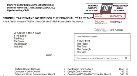 How To Find Your Council Tax Account Number And Online Key