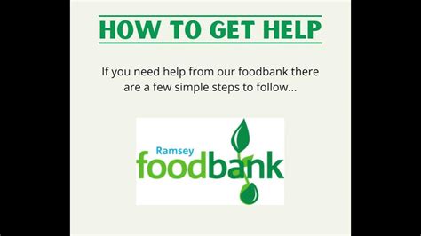 How To Get A Food Bank Voucher Youtube