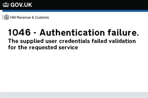 How To Resolve The 1046 Authentication Error