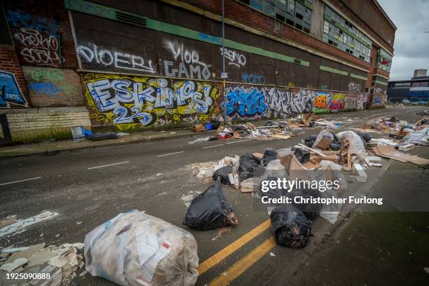 Huge Pile Of Trash Dumped Outside Home By Fly Tippers In Birmingham