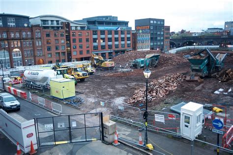 In Pictures Ludgate Hill Car Park Used For Steven Spielberg Movie Is Now A Building Site