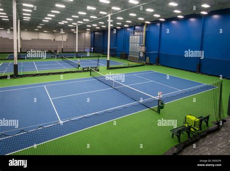 Indoor Tennis Courts Hi Res Stock Photography And Images Alamy