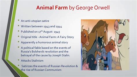 Introduction To George Orwell S Animal Farm Youtube