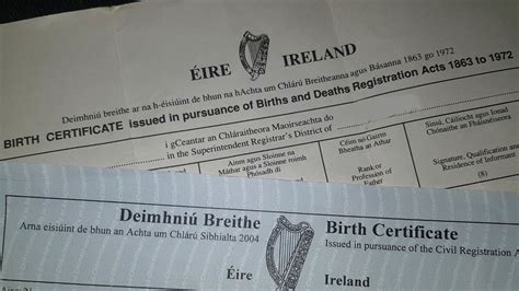 Is It Time To Reinvent The Irish Birth Cert