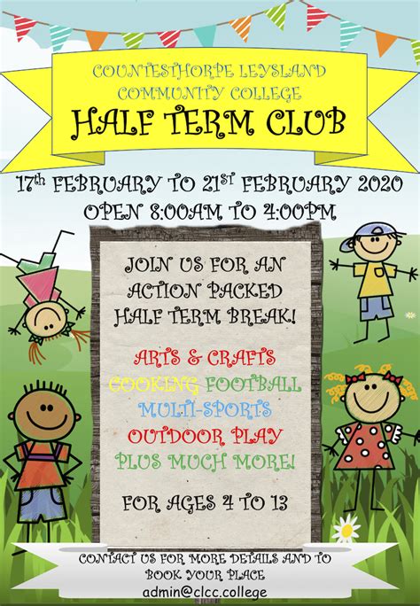 Join Us For An Action Packed Half Term Break