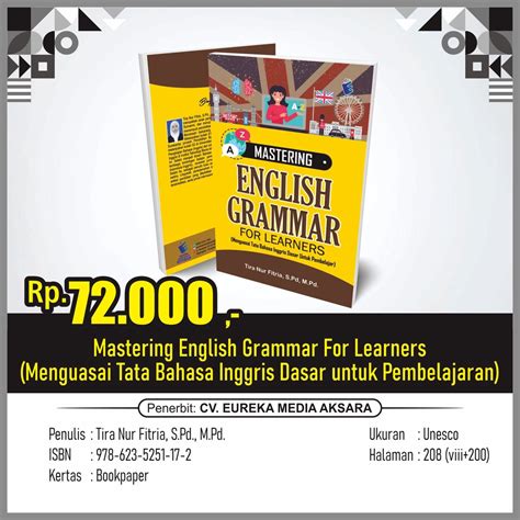 Jual Mastering English Grammar For Learners Menguasai Tata Bahasa