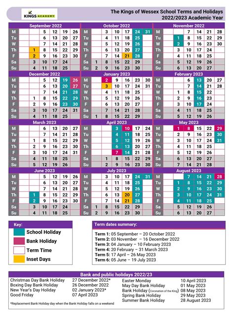 King's House School Term Dates