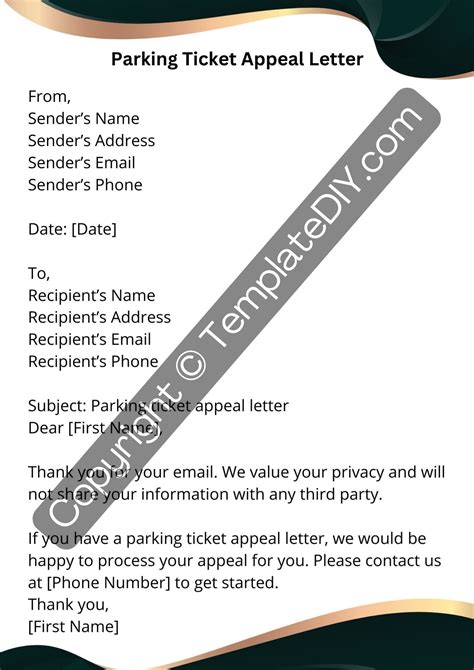 Local Parking Security Parking Fine Appeal Process Cancellation