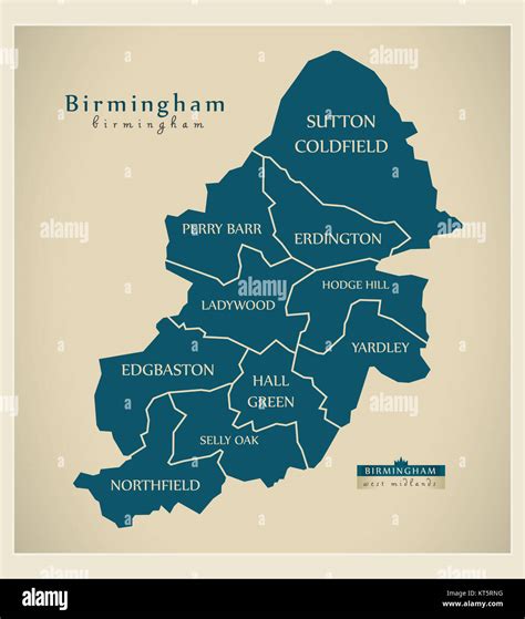 Map Birmingham Hi Res Stock Photography And Images Alamy