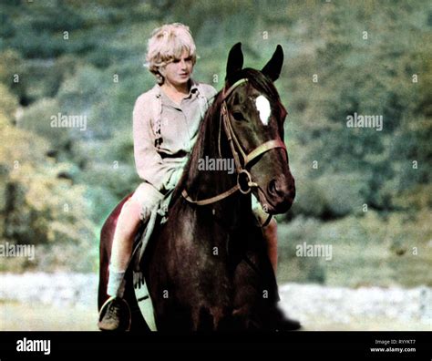 Mark Lester Horse Black Beauty 1971 Stock Photo Alamy