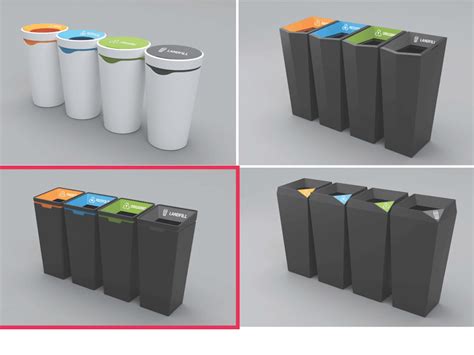 Methods Design Values Office Recycling Bins Australia