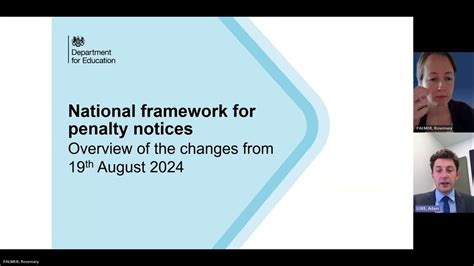 National Framework For Penalty Notices For School Absence Overview