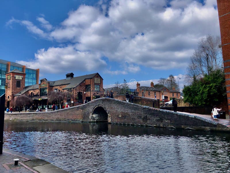 New Gas Street Basin Metal Bridge A Photo On Flickriver