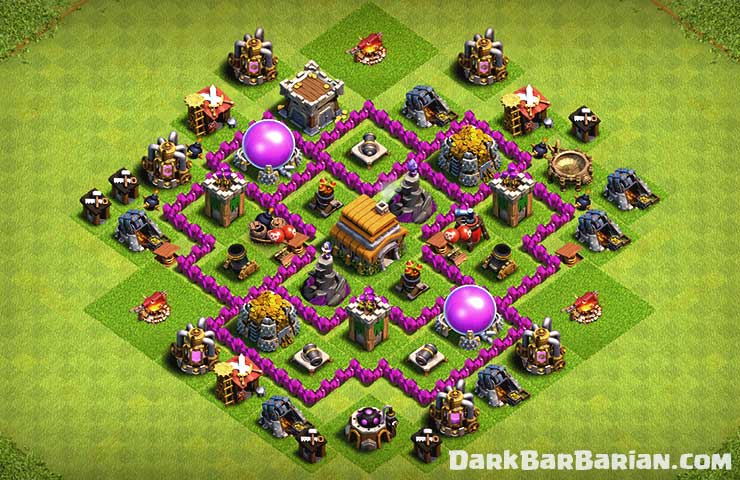 New Ultimate Town Hall 6 Base Design Anti Loon Anti Spam Trophy And Loot Protection Th6