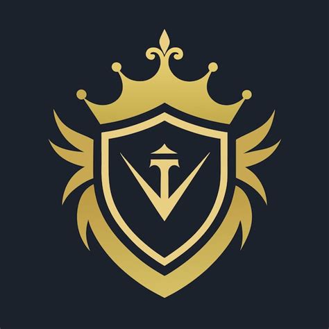 Noble Design The Ultimate Royal Crest For Luxury Branding Premium Ai