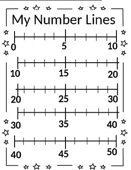 Number Lines To 50