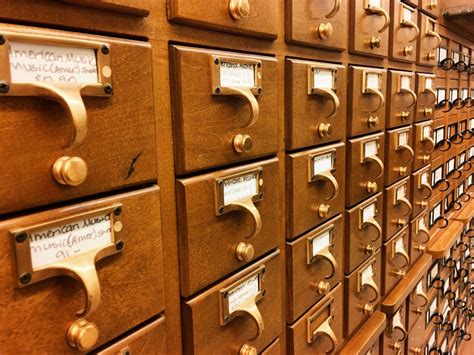 Ny Public Library Card Catalogs As Far As The Eye Can See 12 6 2017