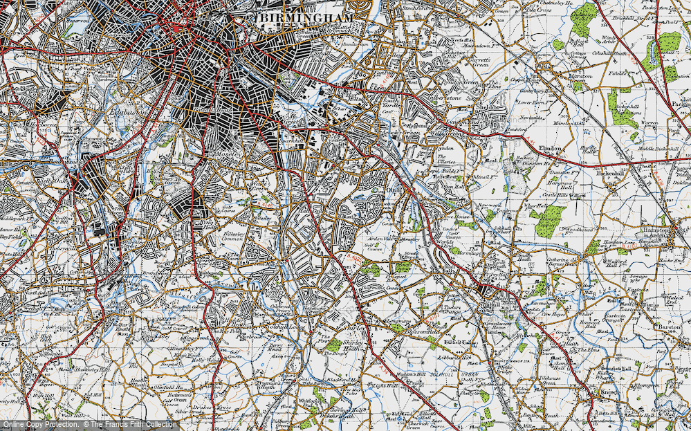 Old Maps Of Hall Green West Midlands Francis Frith