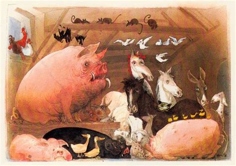 Orwell S Animal Farm As Illustrated By Ralph Steadman Neatorama