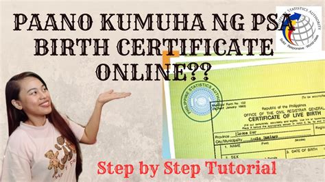 Paano Kumuha Ng Birth Certificate Online How To Get Birth