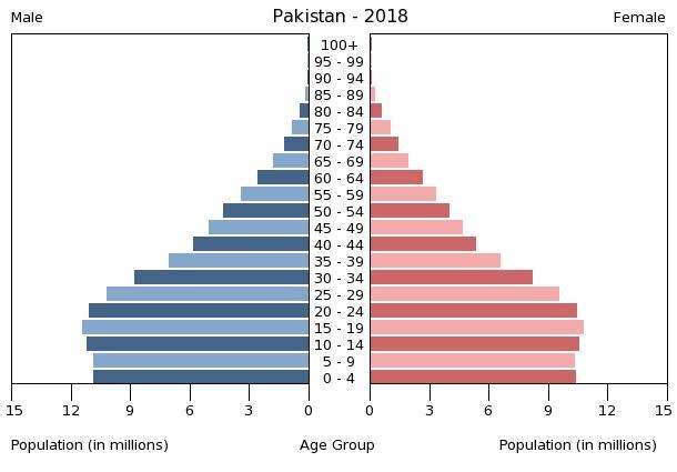 Pakistan Age Structure Demographics