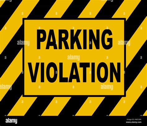 Parking Fine Notice Parking Violation Stock Photo Alamy