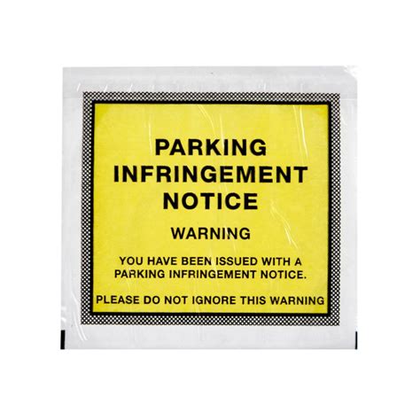 Parking Notice Wallets Packaging Products Online