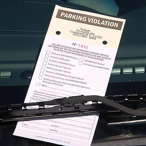 Parking Violation Tickets In Commack Usa