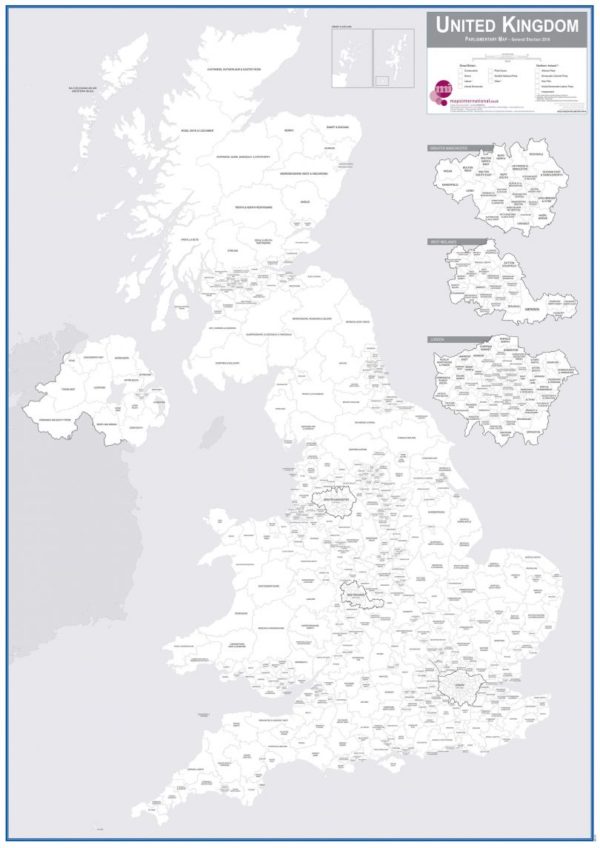 Parliamentary Constituency Maps Updated To Reflect Ge 2017 Results Maps International Blog