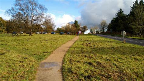 Path To The Car Park At Sutton Bank Gordon Brown Cc By Sa 2 0