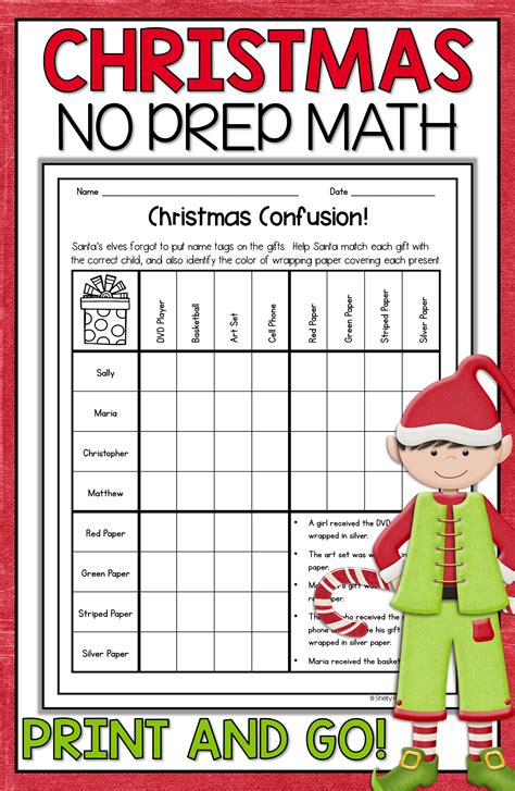 Perfect Squares And Perfect Cubes Card Match Christmas Math Activity