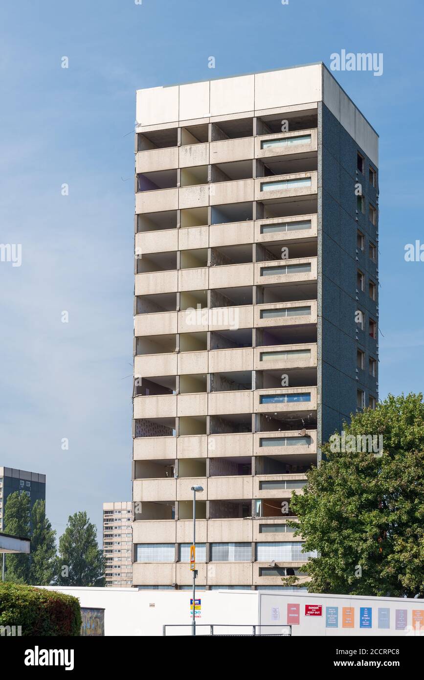 Pictured End Of An Era As Demolition Begins On Druids Heath Tower