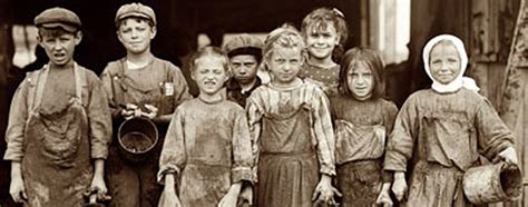 Poor Victorian Children Working