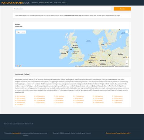 Postcode Checker Co Uk Profesjonalne Pozycjonowanie Pozna