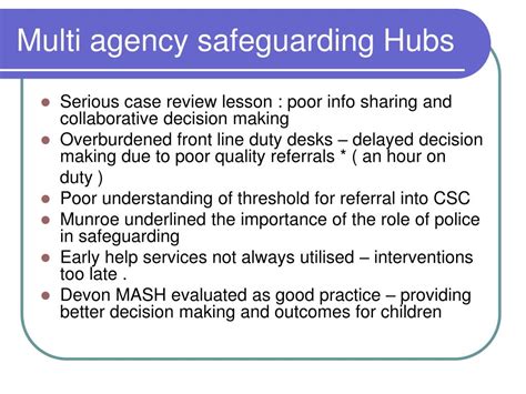 Ppt Mash Understanding Multi Agency Safeguarding Hubs Powerpoint