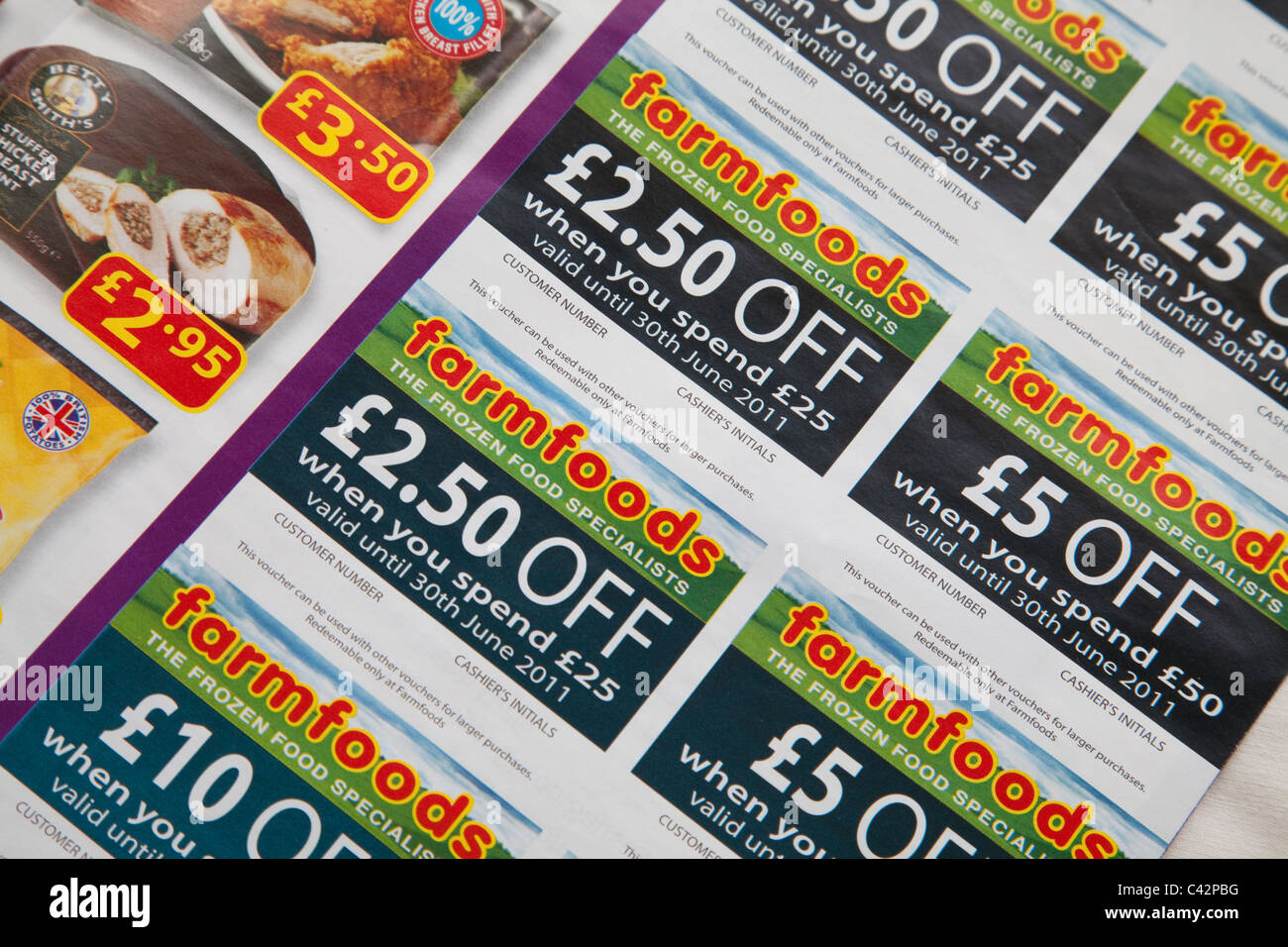 Printable Food Vouchers