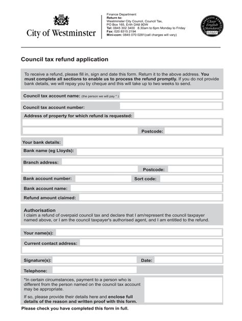 Refund Council Tax