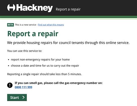 Report A Repair Our Work With Hackney Council Dxw