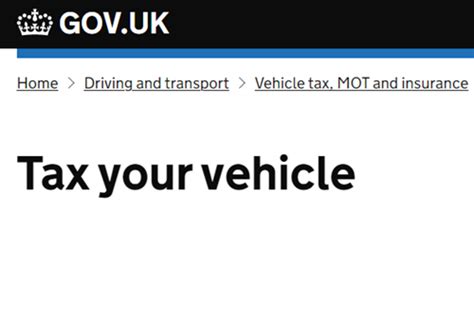 Road Tax Gov Uk