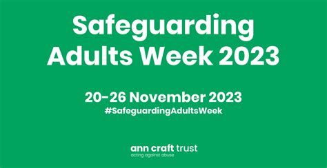 Safeguarding Adults Week 2023 Ann Craft Trust