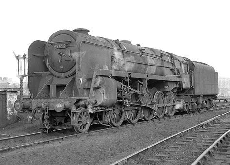 Saltley Shed British Railways Standard Class 9F 2 10 0 No 92134 Stands On The Road Leading